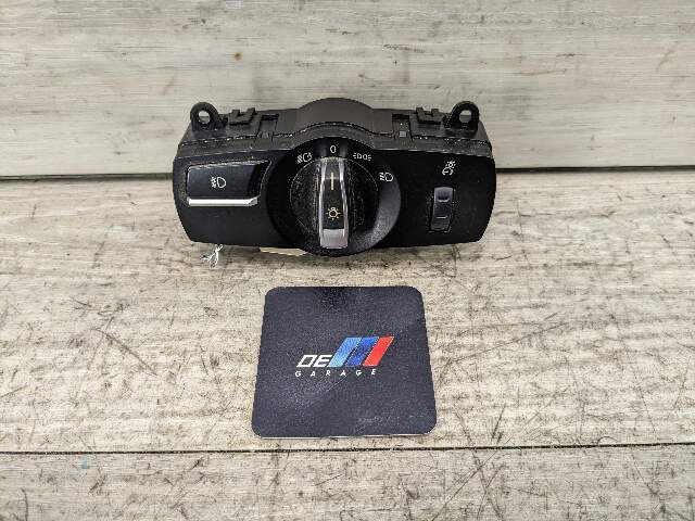 10-18 OEM BMW F13 F10 F06 F25 Headlight Switch Control Panel Light Module BLACK*