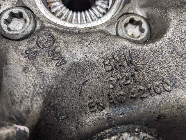 12-18 OEM BMW F32 F33 F36 AWD Front Left Hub Spindle Carrier Knuckle Bearing