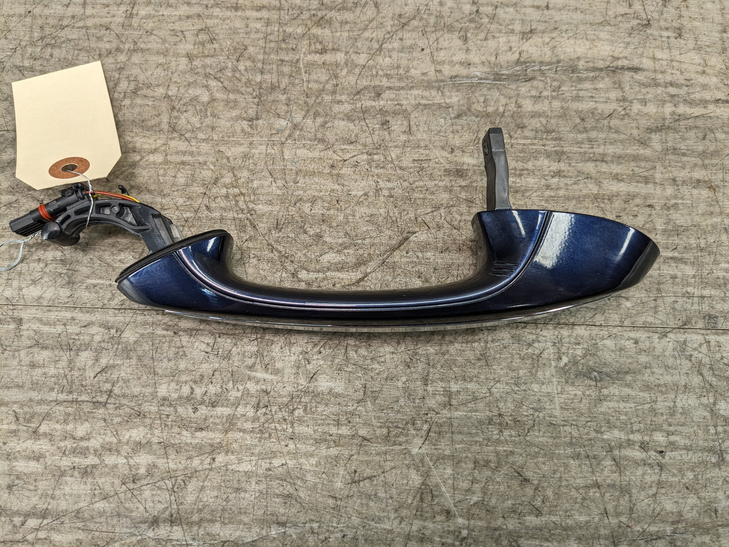 17-22 OEM BMW G20 G30 F90 M5 M8 COMFORT ACCESS Rear Driver Door Handle Blue A89