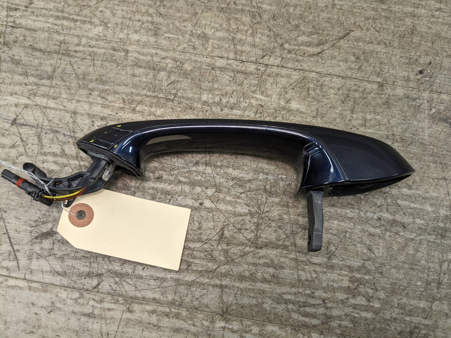 17-22 OEM BMW G20 G30 F90 M5 M8 COMFORT ACCESS Passenger Door Handle Blue*