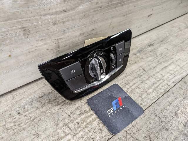 17-20 OEM BMW F90 M5 G30 G32 Headlight Switch Control Panel Light Module BLACK