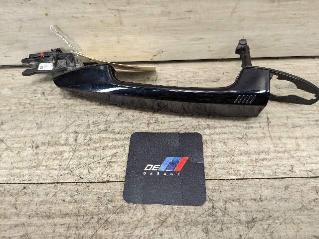 14-18 OEM BMW F15 F85 F86 X5 X6 COMFORT ACCESS Rear LEFT Door Handle Black*