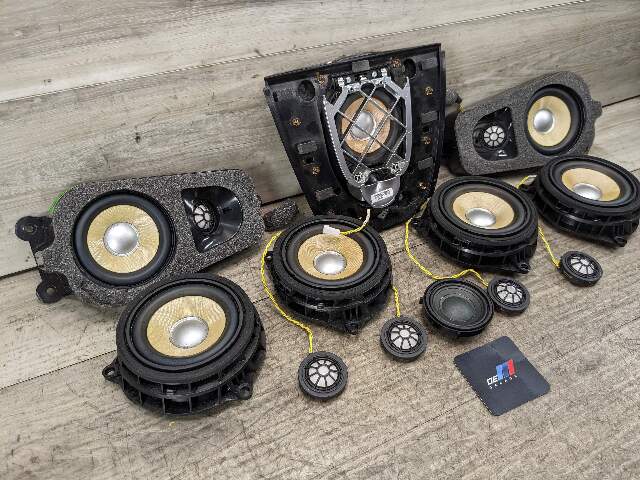 OEM BMW F15 F16 F85 X5 X6 M Audio Sound Speakers Tweeters Bang & Olufsen SET