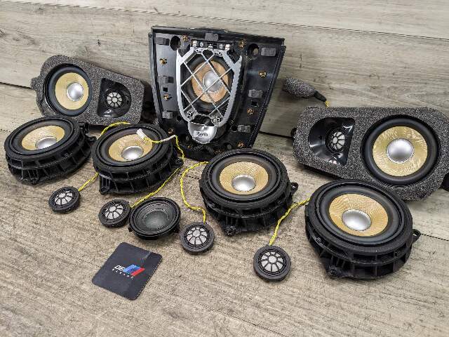 OEM BMW F15 F16 F85 X5 X6 M Audio Sound Speakers Tweeters Bang & Olufsen SET