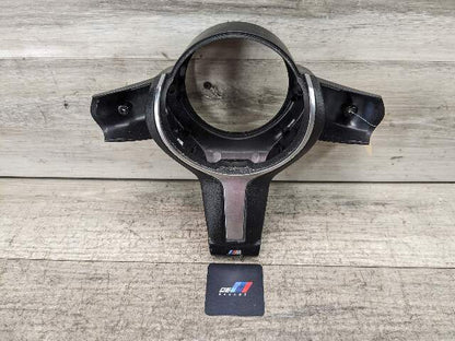 OEM BMW F22 F23 F30 F32 F33 F36 M-Sport Steering Wheel Trim Bezel Cover MANUAL