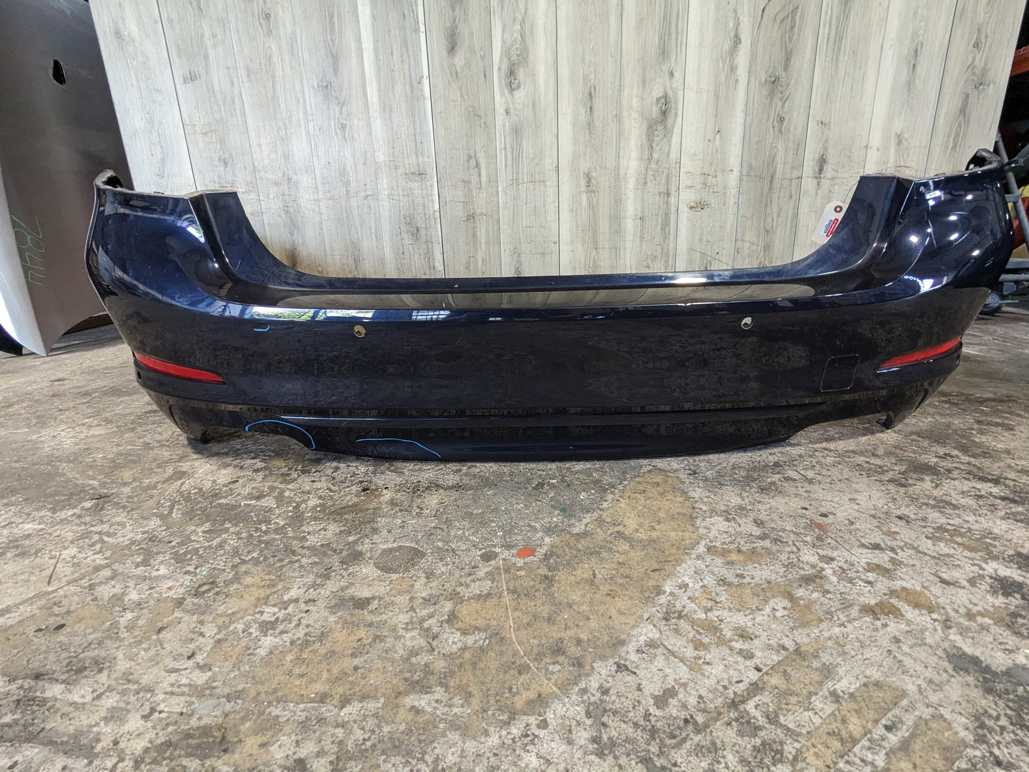 17-20 OEM BMW G30 540 Rear Bumper Cover Panel Trim w/ PDC Blue A89 *