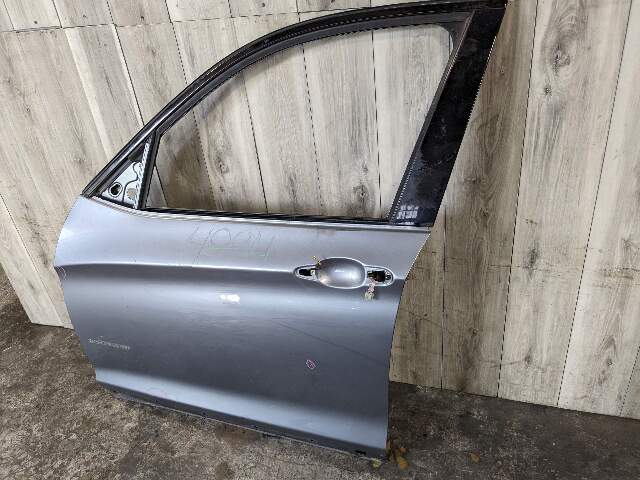 11-17 OEM BMW F25 X3 Front Left Driver Side Door Shell Panel Gray*