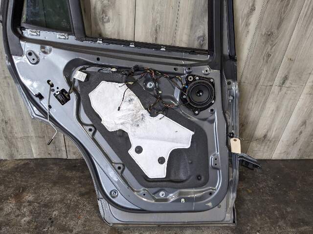 11-17 OEM BMW F25 X3 Rear Left Driver Side Door Shell Panel Gray*