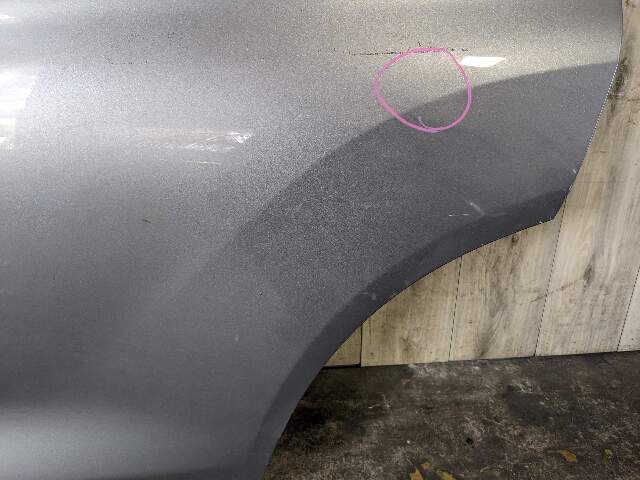 11-17 OEM BMW F25 X3 Rear Left Driver Side Door Shell Panel Gray*