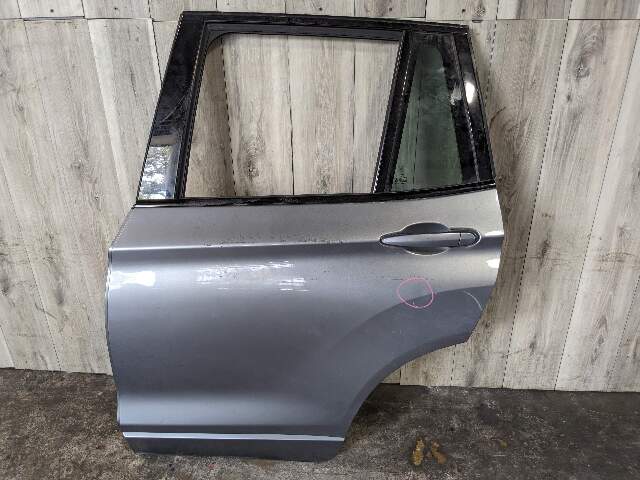 11-17 OEM BMW F25 X3 Rear Left Driver Side Door Shell Panel Gray*