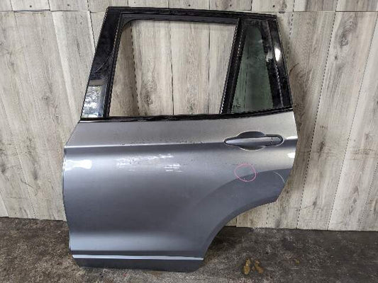 11-17 OEM BMW F25 X3 Rear Left Driver Side Door Shell Panel Gray*