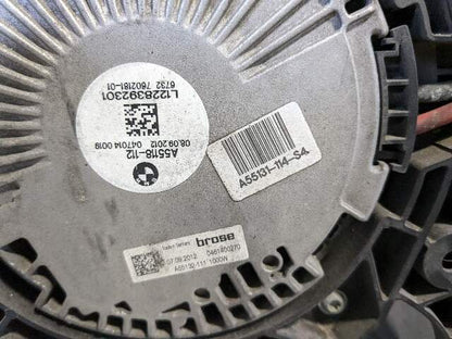 12-18 OEM BMW F10 F06 F12 M5 M6 Main Radiators Cooling ASSEMBLY Fan SET S63TU