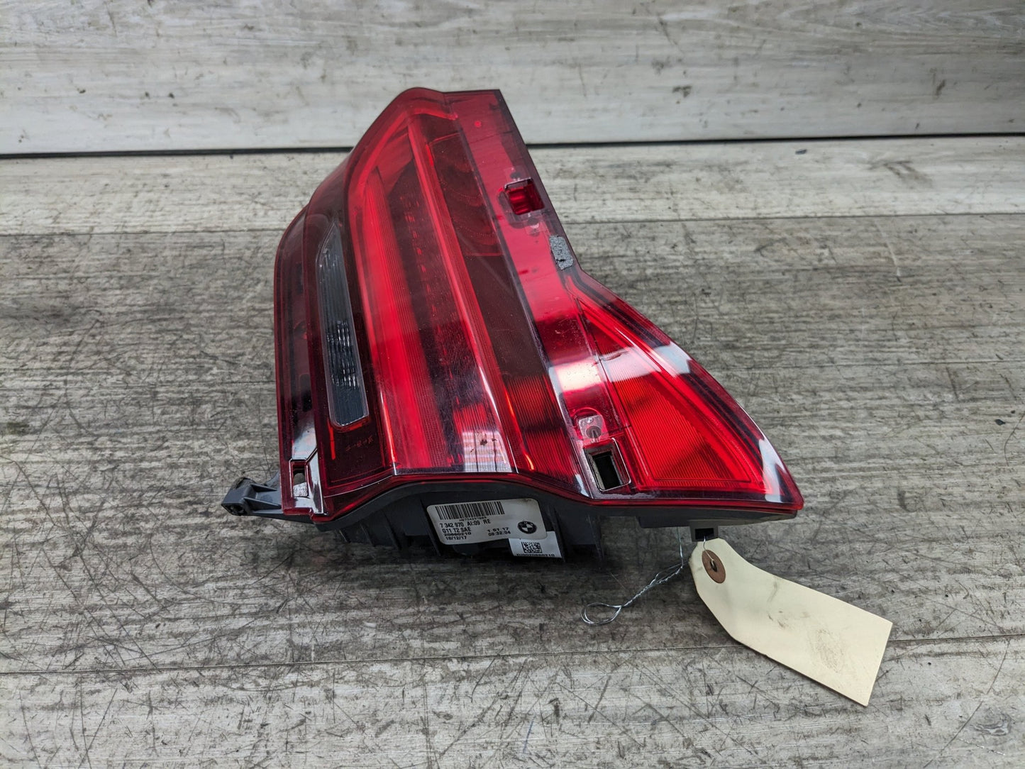 16-19 OEM BMW G11 G12 740 750 Rear Right Passenger LED Inner Stop Tail Light