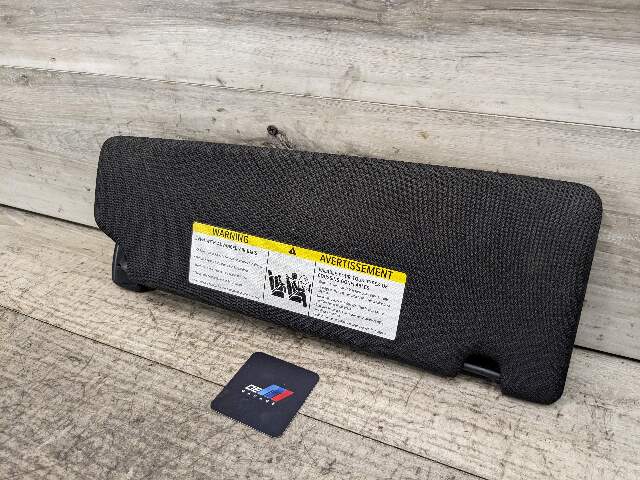 17-20 OEM BMW G30 F90 M5 Interior Left Driver Sun Visor Alcantara Black