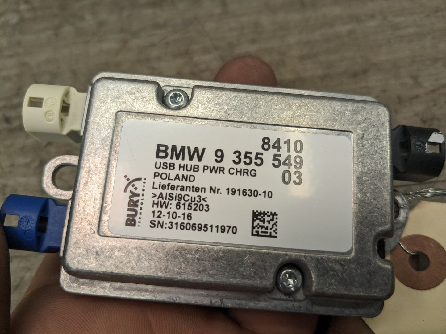 OEM BMW F22 F30 F32 F33 F82 G30 G11 G12 M5 M4 Multimedia USB Hub Control Module