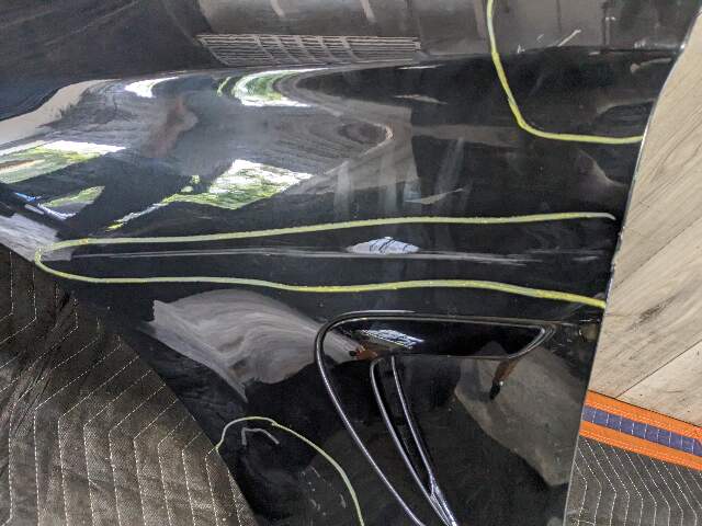 14-17 OEM BMW F33 F32 F36 Front Left Driver Side Fender Panel Black 475*