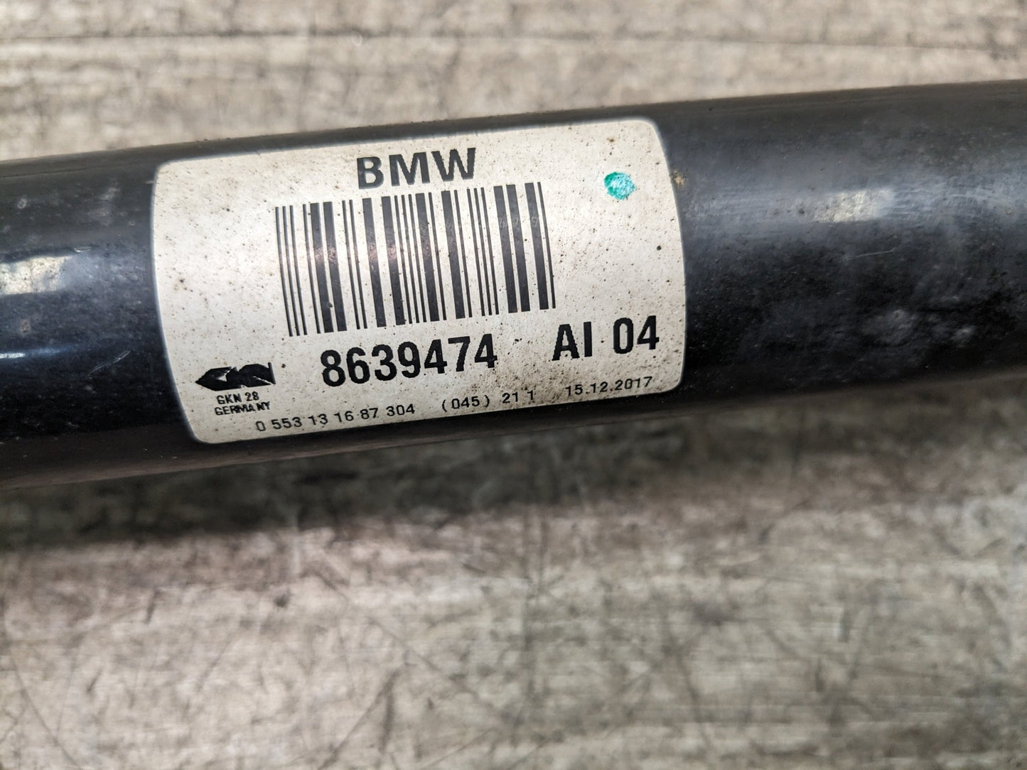 16-19 OEM BMW G12 740 G32 640 Rear Right Passenger Output Half Shaft CV Axle*