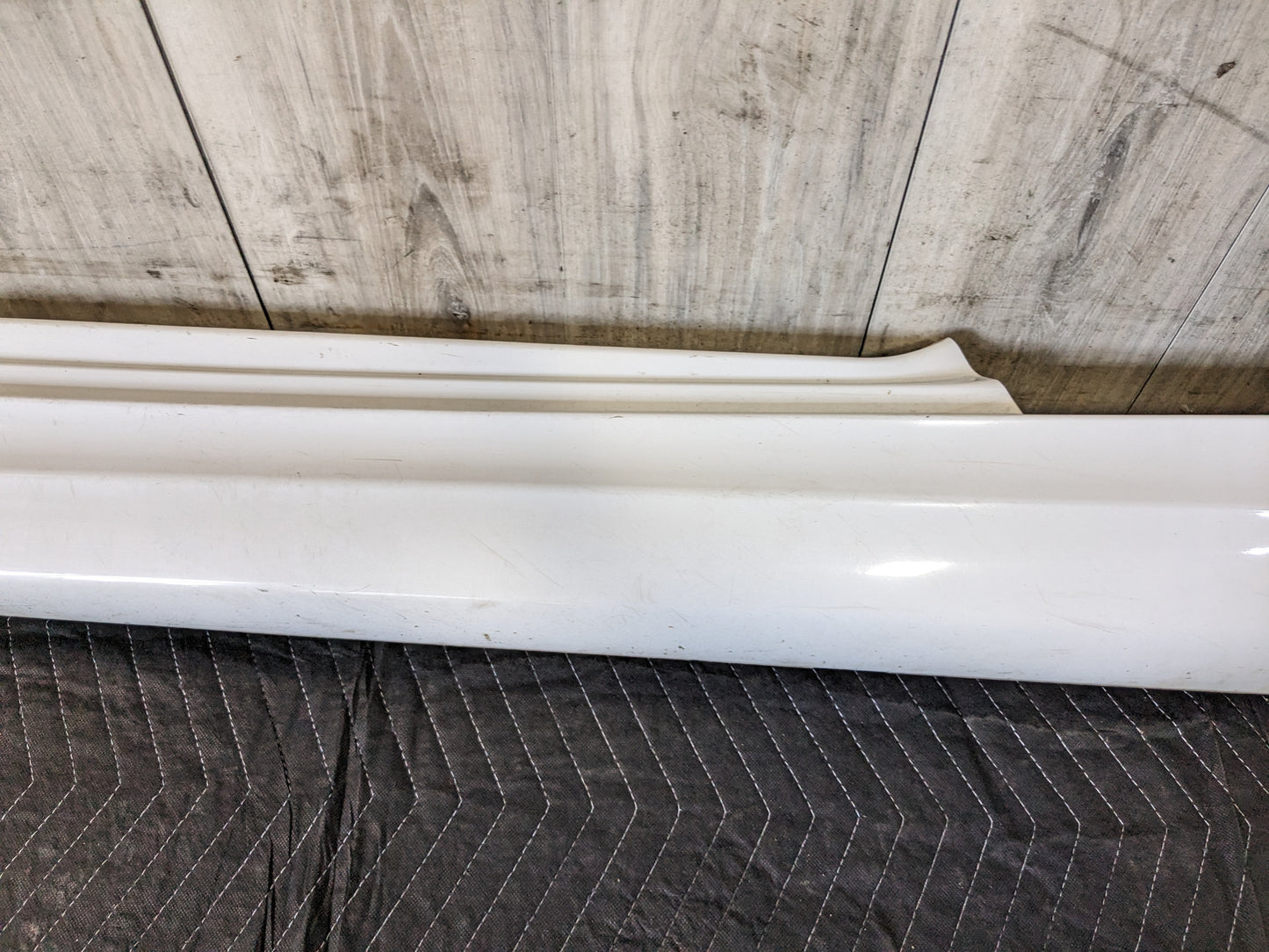 08-13 OEM BMW E82 E88 135 Left Driver Skirt Rocker Panel Cover M-SPORT White*