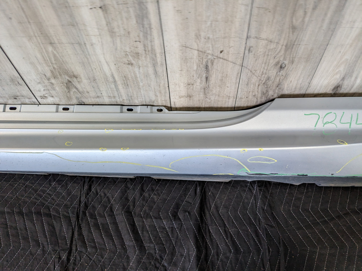 OEM BMW F12 F13 640 650 M6 Driver Side Rocker Skirt Trim Panel M SPORT Silver*