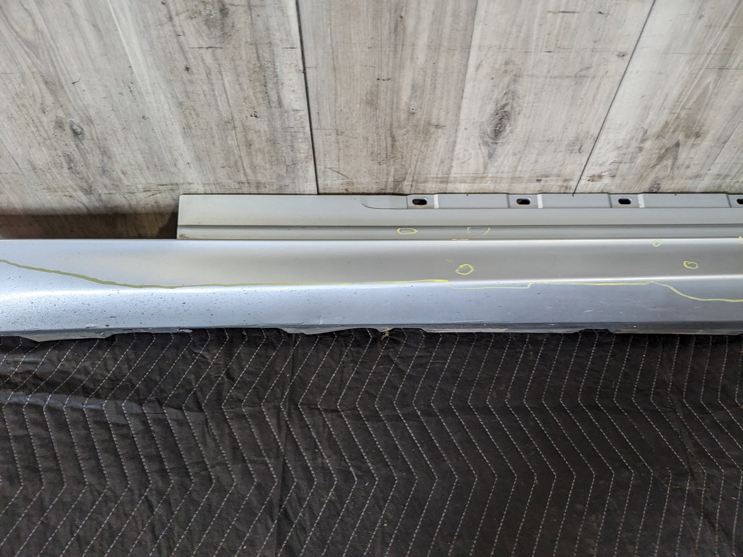 OEM BMW F12 F13 640 650 M6 Driver Side Rocker Skirt Trim Panel M SPORT Silver*