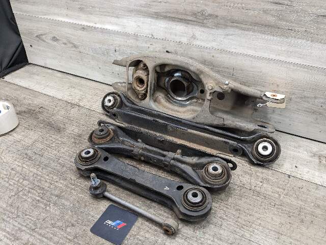 OEM BMW E88 E90 E93 Rear LEFT Lower Upper Suspension Control Arm Wishbone SET