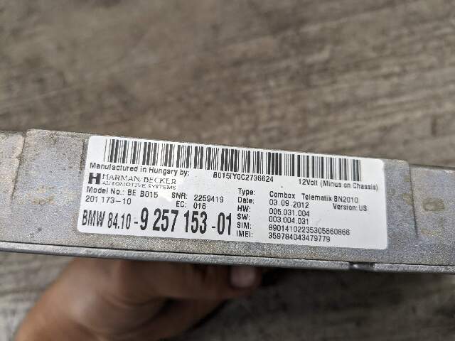 OEM BMW F01 F02 F10 F12 F25 F30 Combox Telematics Bluetooth GPS Module PRE LCI