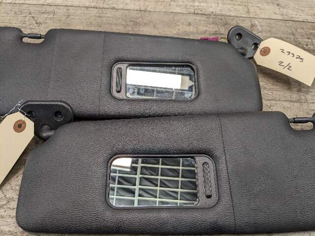 07-13 OEM BMW E88 E93 128 328 335 M3 Convertible Sun Visor Black Pair SET