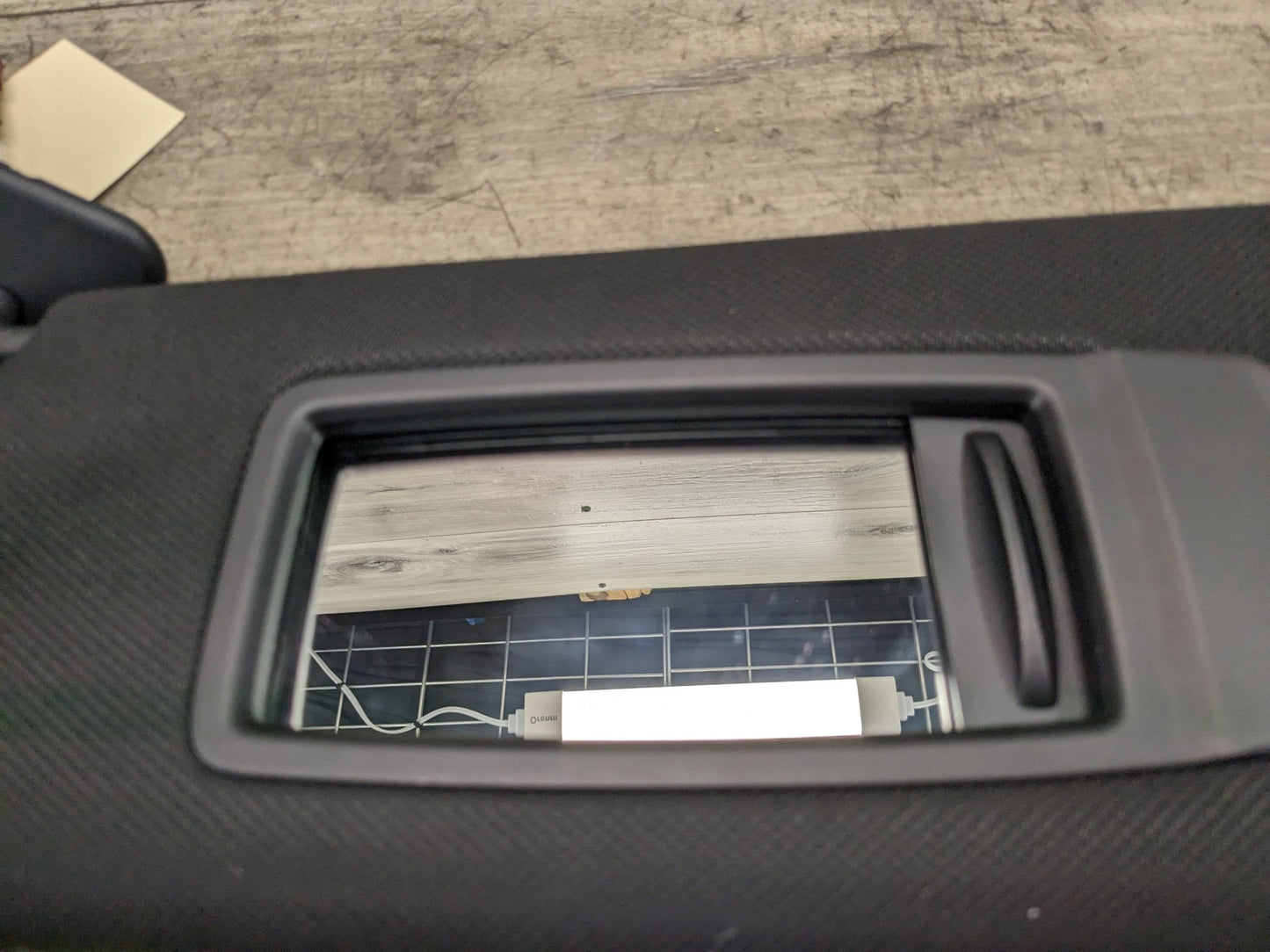 16-19 OEM BMW G12 740 750 Interior Sun Visor Left Driver Anthracite Black