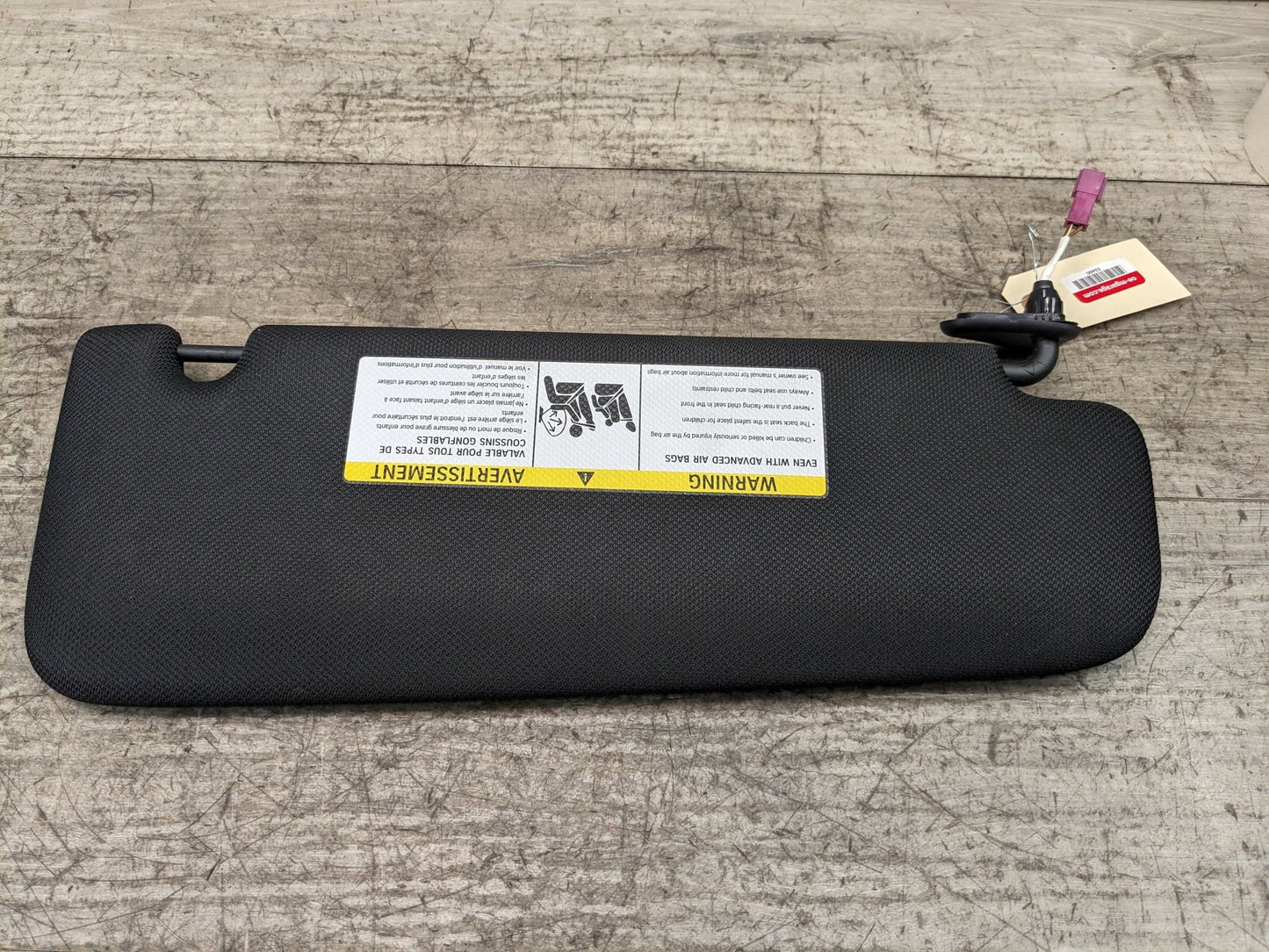 16-19 OEM BMW G12 740 750 Interior Sun Visor Left Driver Anthracite Black