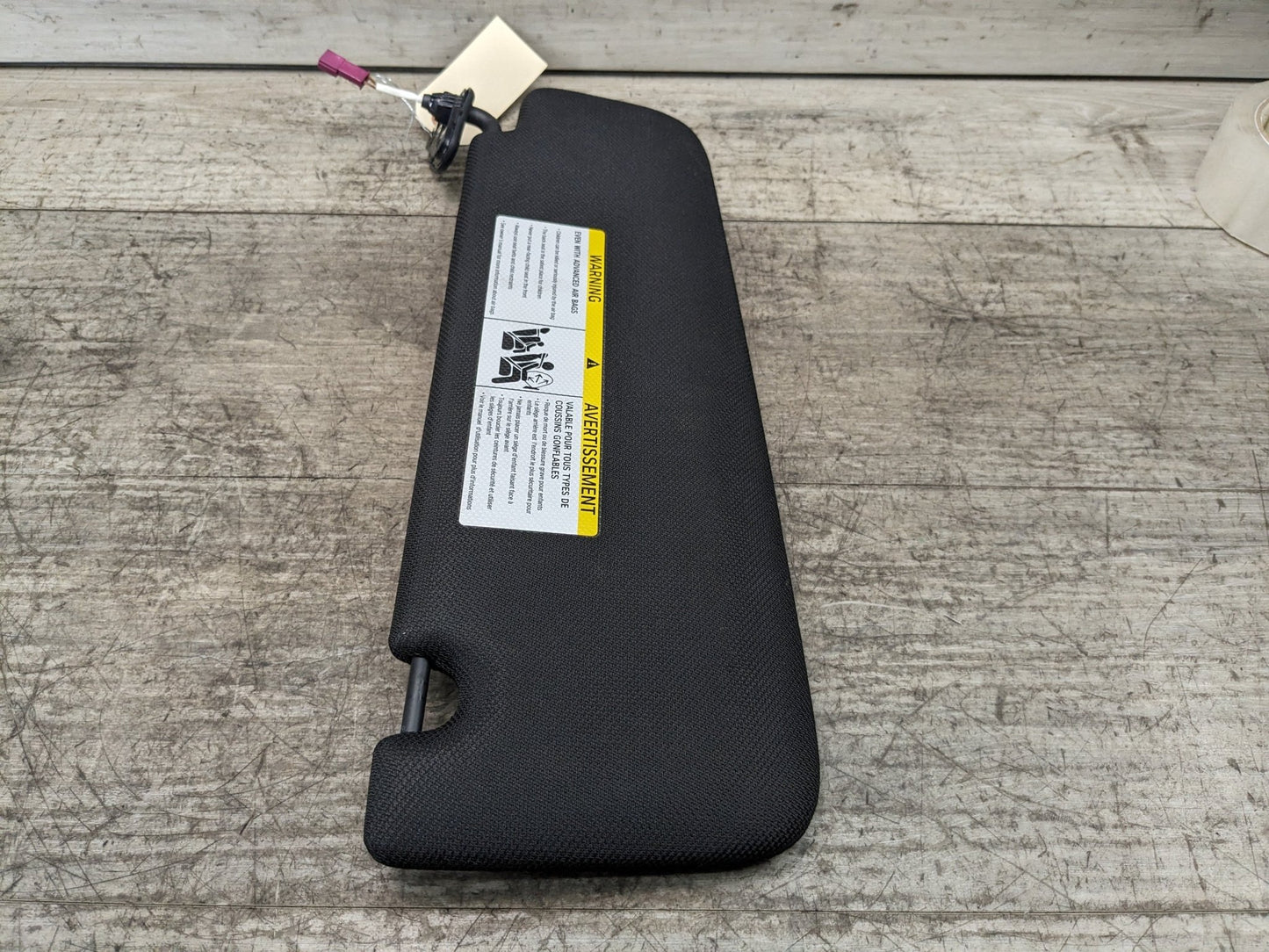 16-19 OEM BMW G12 740 750 Interior Sun Visor Left Driver Anthracite Black