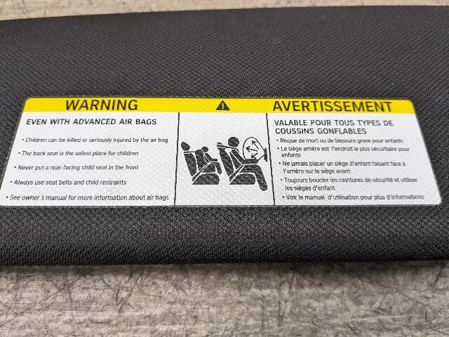 16-19 OEM BMW G12 740 750 Interior Sun Visor Left Driver Anthracite Black
