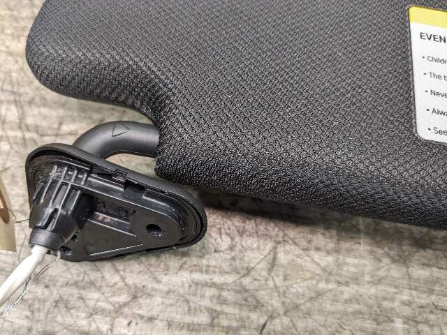 16-19 OEM BMW G12 740 750 Interior Sun Visor Left Driver Anthracite Black