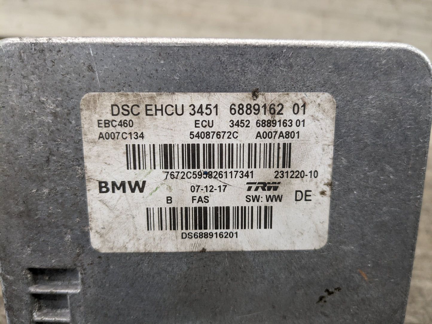 16-20 OEM BMW G30 G32 G12 750 DSC ABS Pump Computer Unit Anti Lock Brake