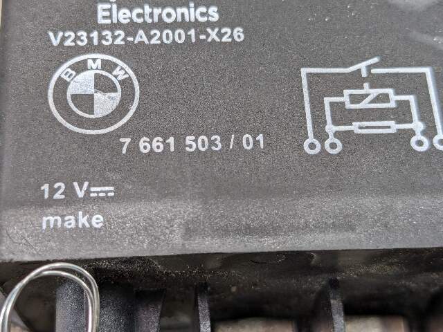 07-16 OEM BMW E90 E92 E60 F10 F13 F02 F30 M3 M6 Cooling Fan Relay Control 150A