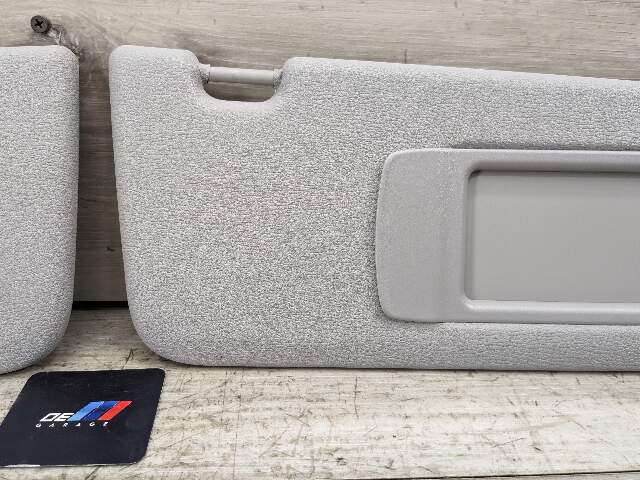 11-14 OEM BMW F25 X3 Left Right Driver Passenger Sun Visor Pair Black SET*