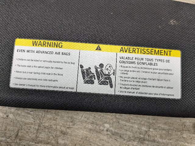 16-19 OEM BMW G12 740 750 Right Passenger Interior Sun Visor Anthracite Black