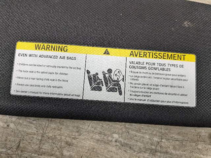 16-19 OEM BMW G12 740 750 Right Passenger Interior Sun Visor Anthracite Black