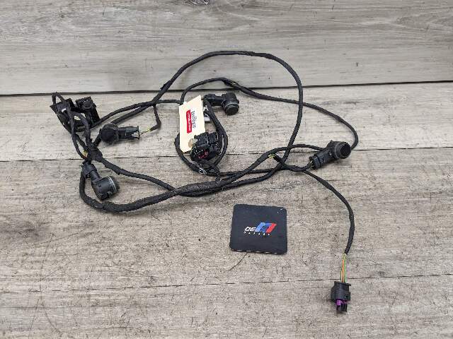 16-19 OEM BMW G11 G12 750 Rear Bumper Parking Harness PDC Sensors Black 475