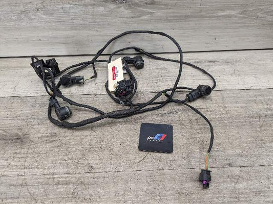 16-19 OEM BMW G11 G12 750 Rear Bumper Parking Harness PDC Sensors Black 475