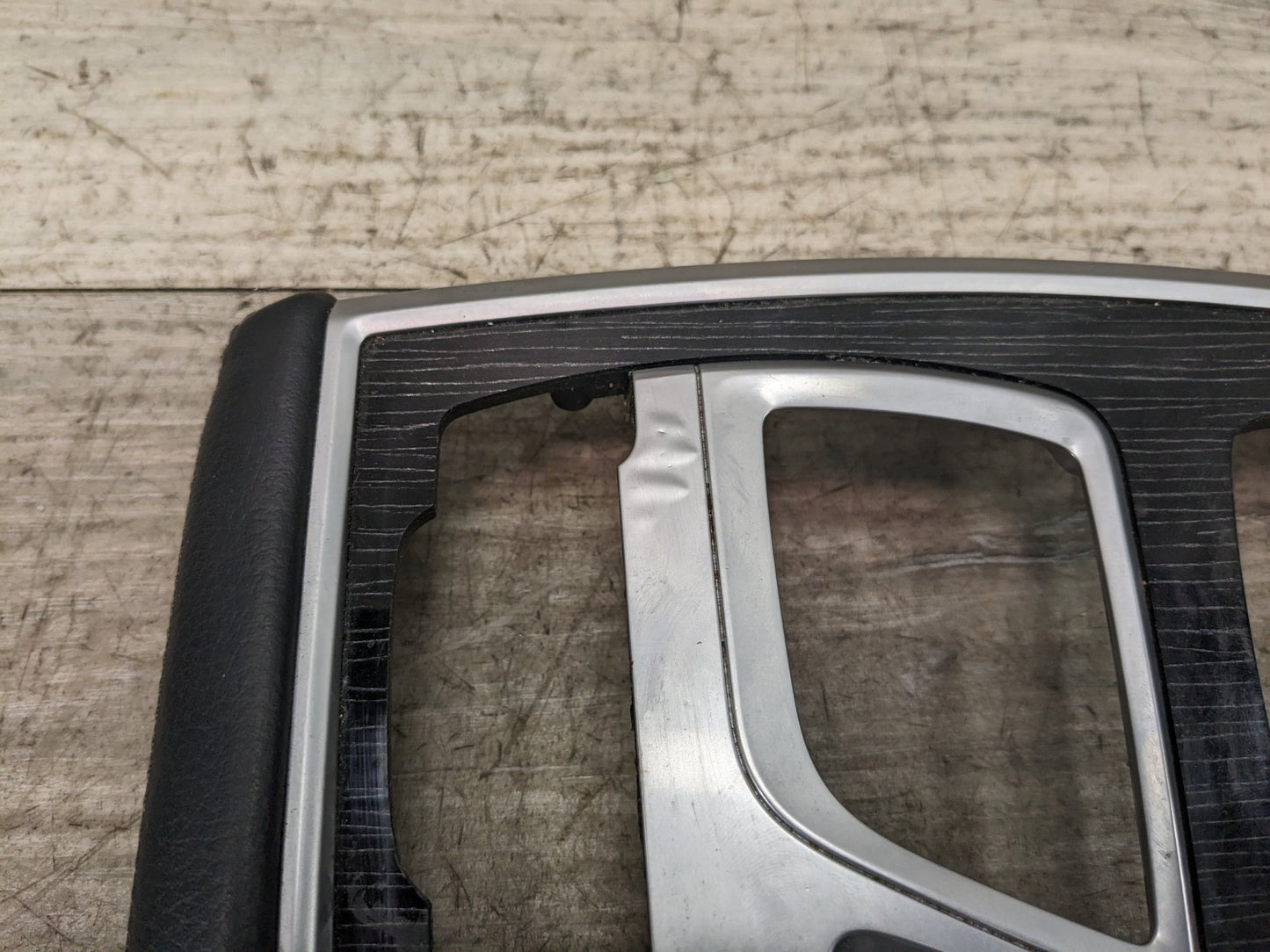16-21 OEM BMW G11 G12 Center Console Shifter Bezel Trim Panel Cover LEATHER*