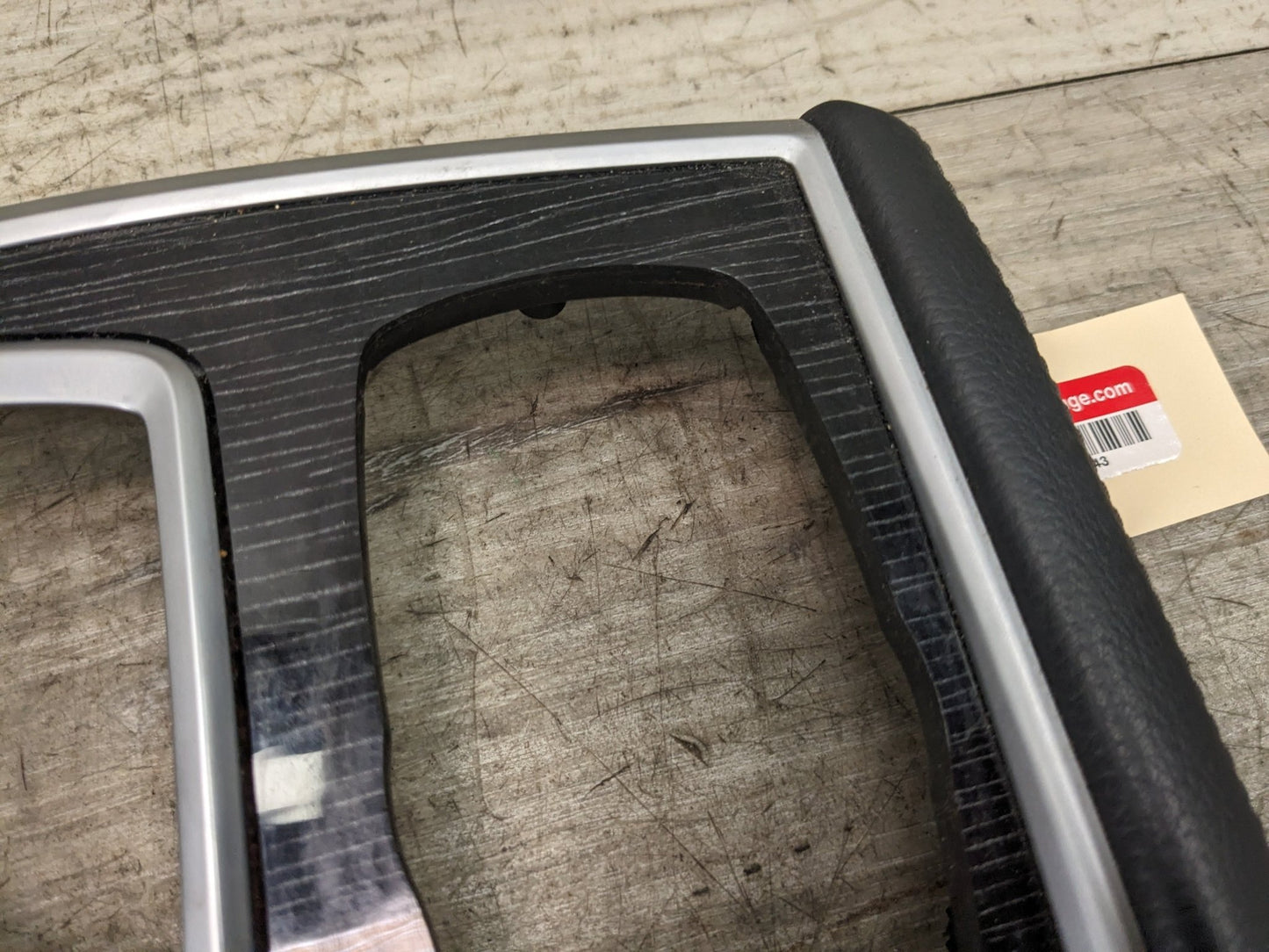 16-21 OEM BMW G11 G12 Center Console Shifter Bezel Trim Panel Cover LEATHER*