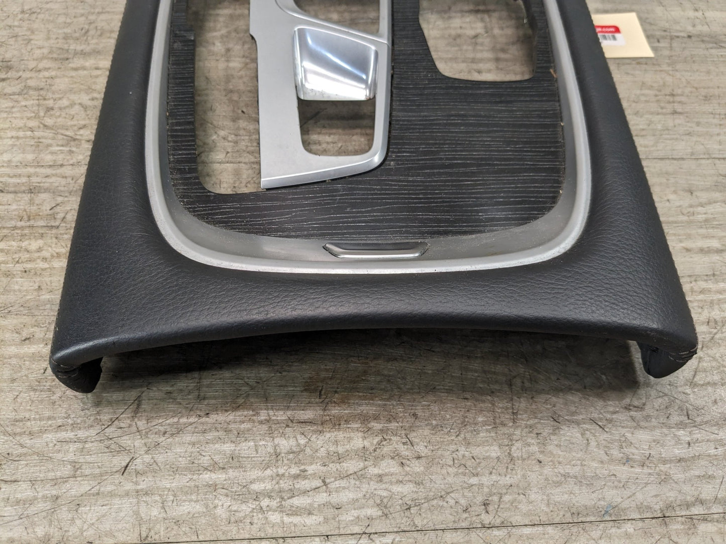 16-21 OEM BMW G11 G12 Center Console Shifter Bezel Trim Panel Cover LEATHER*