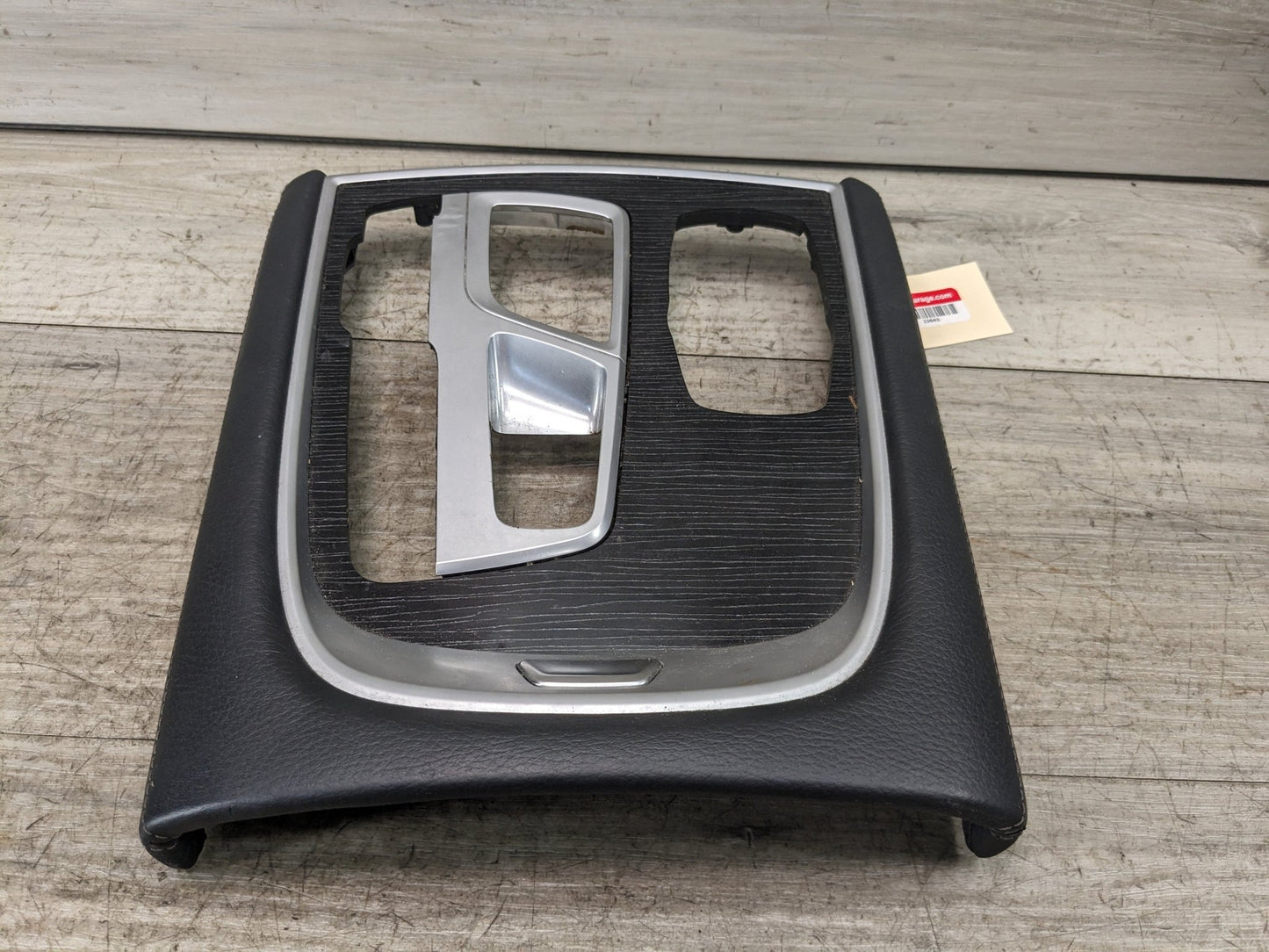 16-21 OEM BMW G11 G12 Center Console Shifter Bezel Trim Panel Cover LEATHER*