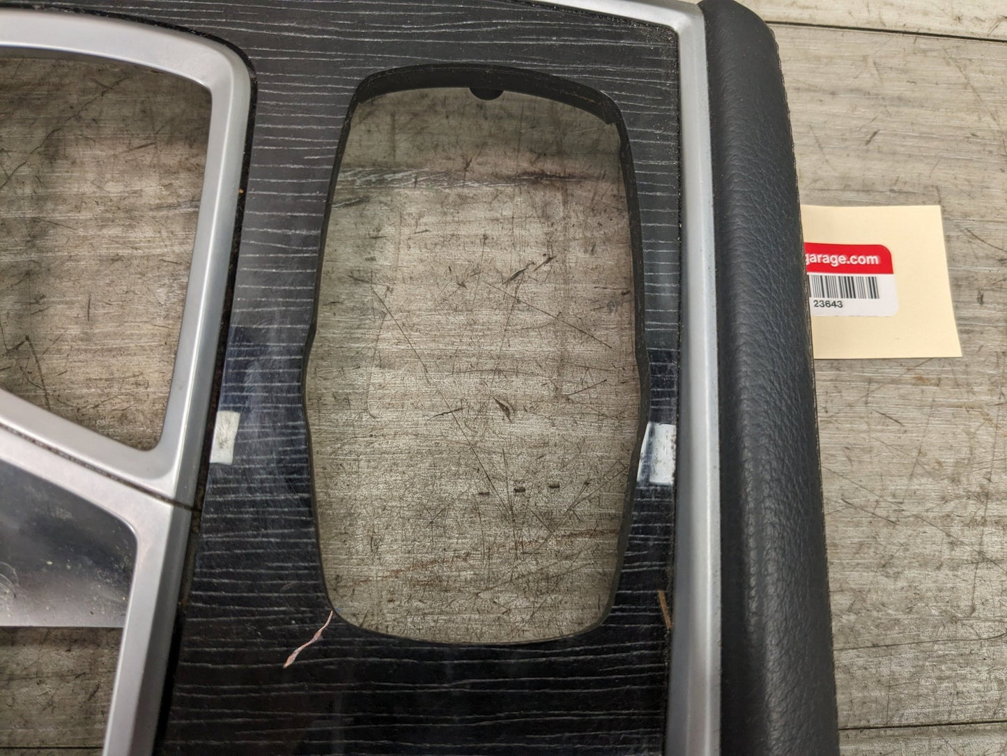 16-21 OEM BMW G11 G12 Center Console Shifter Bezel Trim Panel Cover LEATHER*