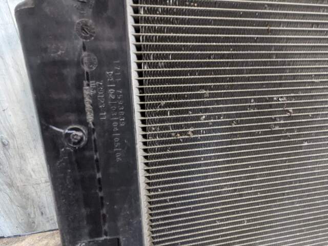 11-16 OEM BMW F25 X3 F26 X4 N55 Radiator w/ Cooling Fan Shroud 600W Assembly