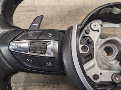 OEM BMW F80 F82 F83 F87 M2 M3 M4 Steering Wheel M SPORT Black Leather w/Shifters