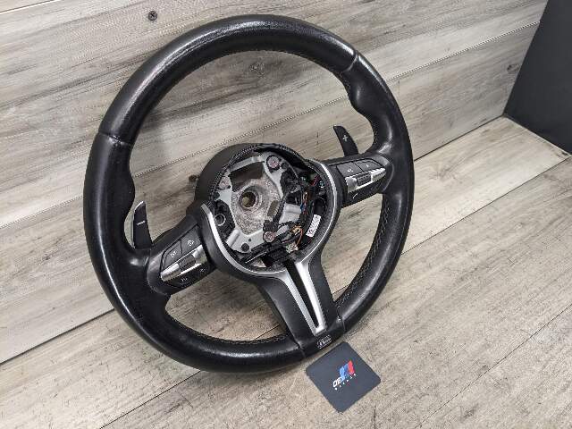 OEM BMW F80 F82 F83 F87 M2 M3 M4 Steering Wheel M SPORT Black Leather w/Shifters