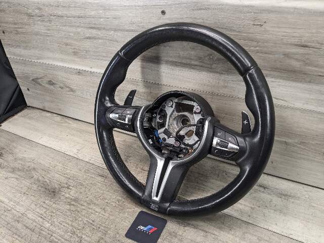 OEM BMW F80 F82 F83 F87 M2 M3 M4 Steering Wheel M SPORT Black Leather w/Shifters
