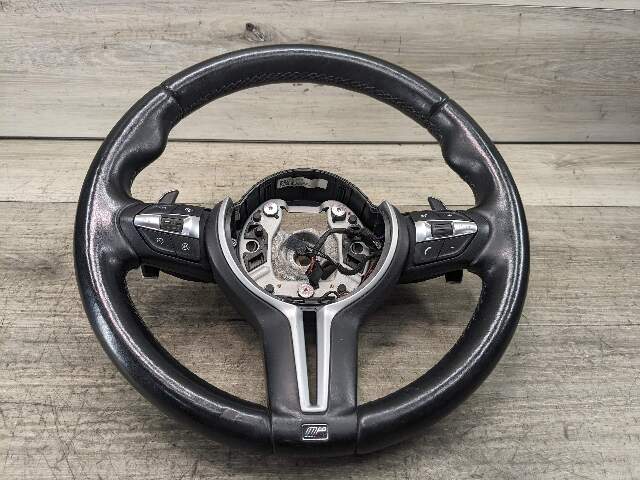 OEM BMW F80 F82 F83 F87 M2 M3 M4 Steering Wheel M SPORT Black Leather w/Shifters