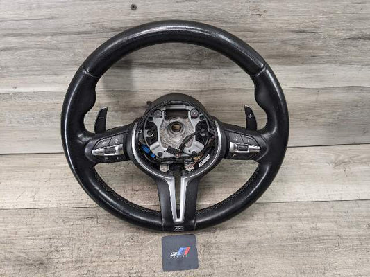 OEM BMW F80 F82 F83 F87 M2 M3 M4 Steering Wheel M SPORT Black Leather w/Shifters